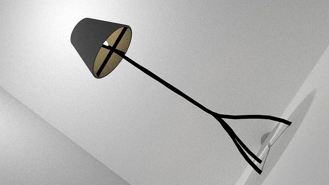 Modern Floor Lamp 3d Model - Twig Lamp