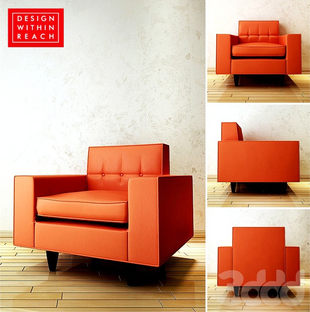 Bantam Armchair in Leather