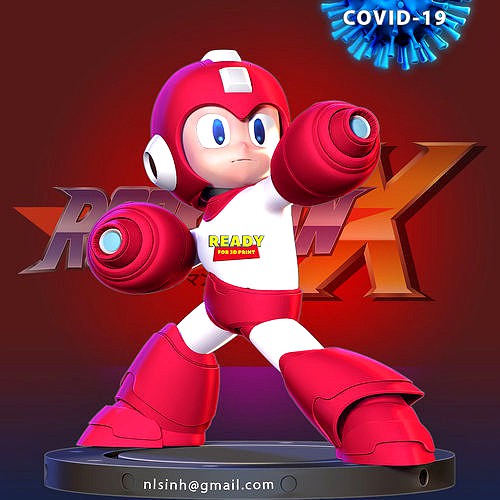 Megaman vs Covid - 19 | 3D