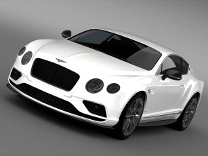 Bentley Continental GT V8 S 2015 - 3D Car for Maya