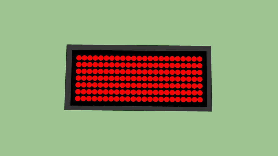 Red LED Panel