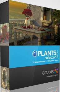 3D Model Volume 1 Plants for Cinema 4D - CGAxis