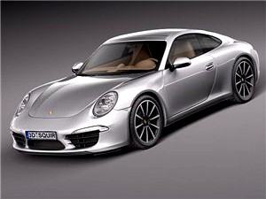 Porsche 911 Carrera 2013 3D Model