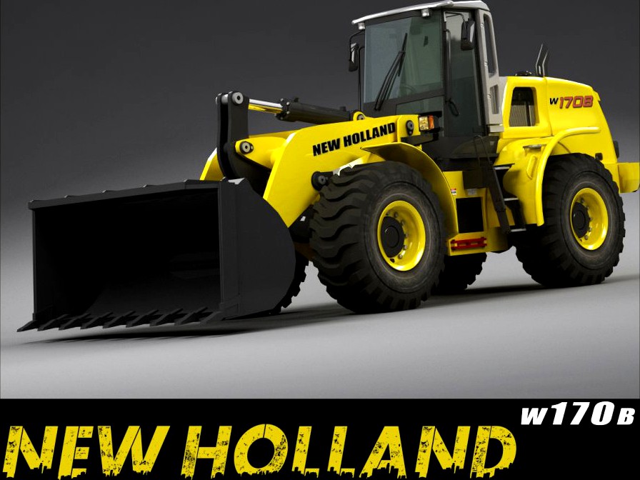 New Holland W170B3d model