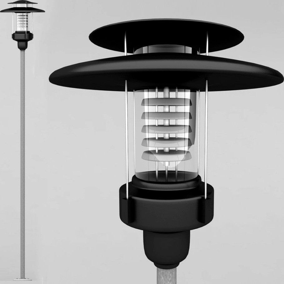 Street lantern modern lamp3d model