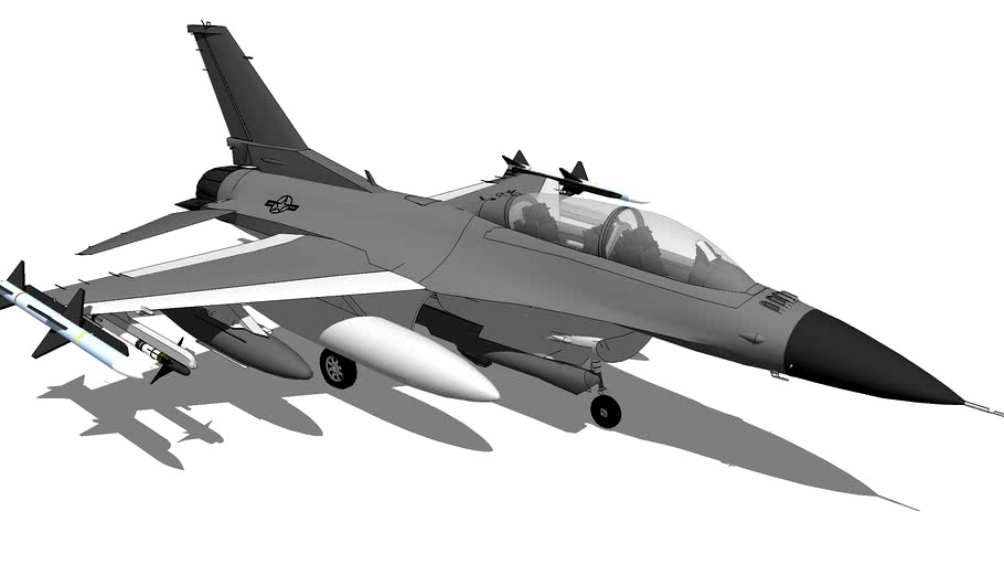 Aircraft- General Dynamics F-16D Fighting Falcon