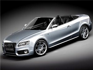 Audi S5 Convertible 2010 3D Model