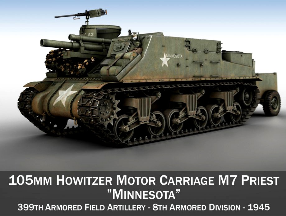 M7 Priest - Minnesota3d model