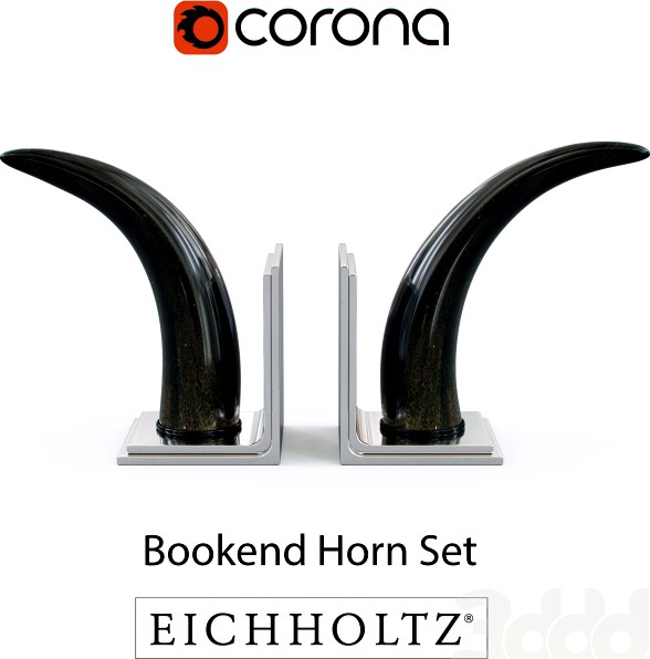 EICHHOLTZ Bookend horn set of 2