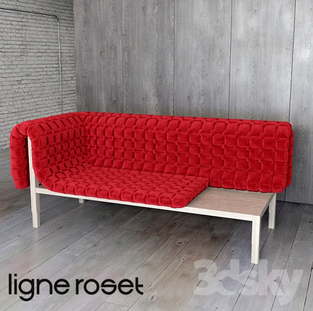 Right or Left-Arm Sofa with Table (RUCHÉ)