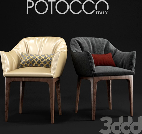 Armchair Potocco Blossom Aura