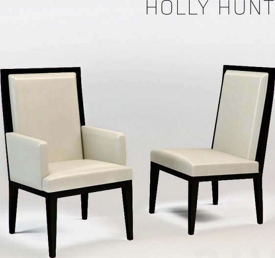 Holly Hunt city dining chairs
