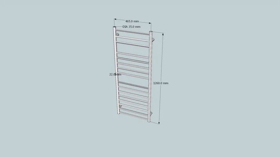 304 stainless steel ladder style towel rail