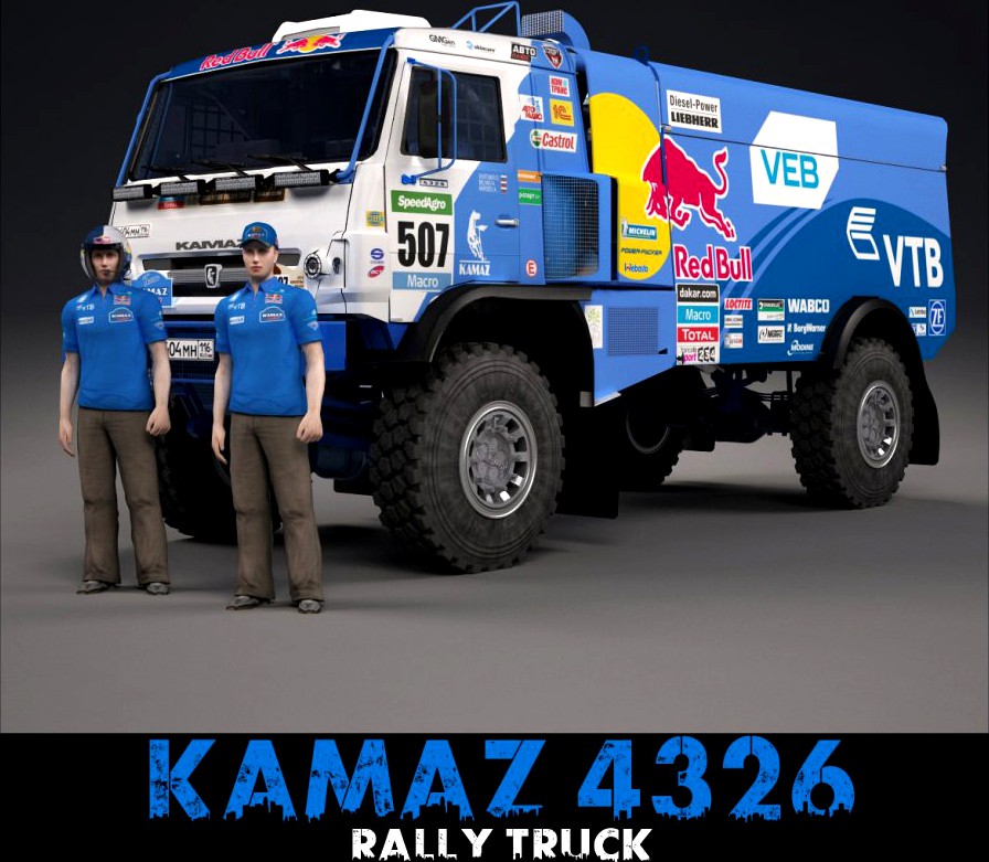 Kamaz 4326 Dakar3d model