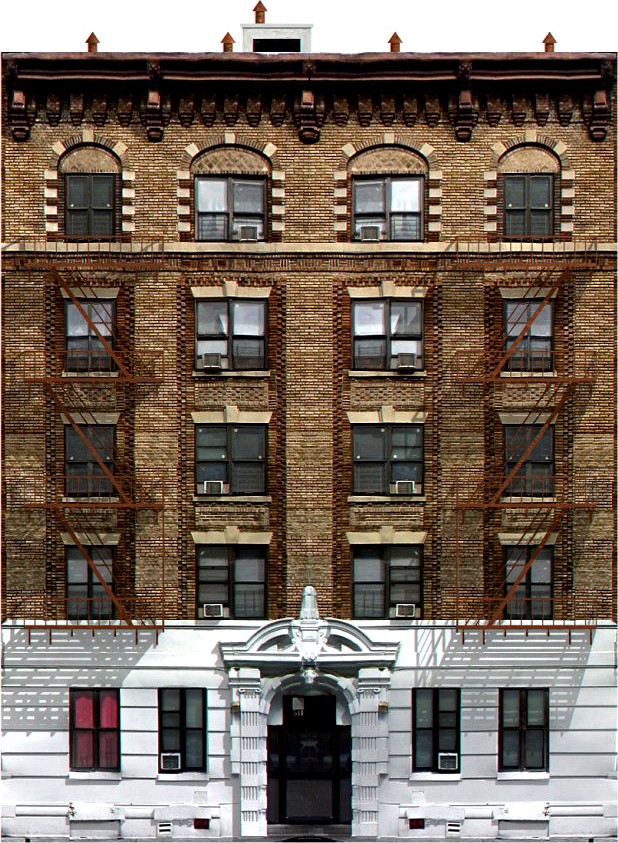 New York Brick Building3d model