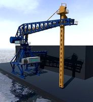 Buhler ship loader 3d low-poly model