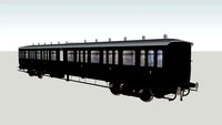 Steel compartment coach 3rd class NS series 6400