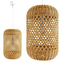 Devlin Rattan Pendant Light (179848)