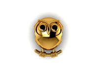 puzzled owl charm ball | 3D