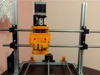 CNC 3018 rod mount
