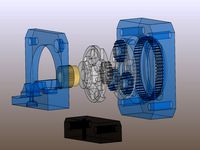 3:1 Planetary Geared Extruder