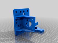 Holder for original e3d extruder + hot-end and LJ18A3-8-Z / BX