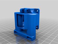 Part Cooling Fan Duct 4 Wades Direct with E3D V6 by Mohvee
