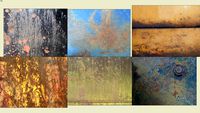 metal texture - 6 pack