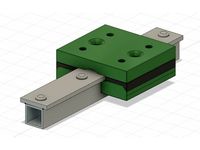 3DP linear bearing (recirculating) and DIY linear rail (old version) by Baltojikale