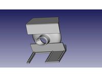 Stock CR10S Hot end additions to print ABS by Boffin48