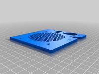 Di3 backplate for 80mm fan by rossgoderz
