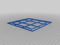 Ender-3 print bed insulation holder (revision 2) by magnurz