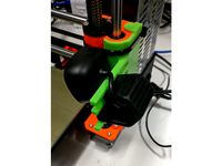 Microsoft LifeCam 3000 Z-axis mount for Prusa i3 MK3 by szabozsm