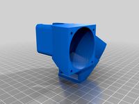 E3D V6 Dual 40mm Fan Adapter by OmniDevil