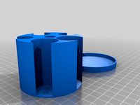 Parametric Round Coins Holder by kickahaota