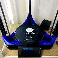 Anycubic kossel L+ Corner Supports and Bed holder by printingotb