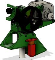 SILVIUS extruder: Belted 1:5 BMG dual gear by Baltojikale