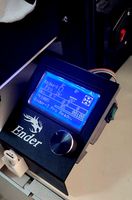 Factory screws Ender 3 LCD PCB cover with key fitting for backlight On/Off by LucasWillenshofer