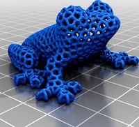 Voronoi Frog Ornament by Finerze77
