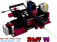 SMuFF V6 - Smart Multi Filament Feeder with Bondtech Gears by technik_gegg