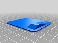 Thin wing servo cover for Aeroic Schwing Corsa glider by Noircogi