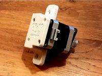 CR-10 Double X stepper damper bracket by superkris