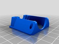 E3Dv6 Direct Clamp with 40mm Fan Mount for itesdah's X-carriage by georgeadams