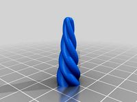 Customizable unicorn horn by arpruss
