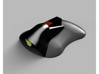 Teal 9V, 10W power LED cover by toymulders