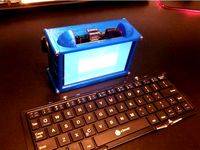 Raspberry PI 3 case with LCD & Battery by katascope