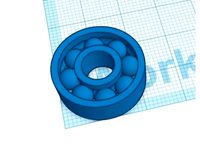 Print In Place 608 Bearing by Darthvaper