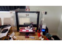 Acrylic 3D Printer Enclosure/Case/Cover by gyrex