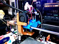 Anet A6 E3D V6 X Carriage Direct Drive and/or Bowden (Final) by chekcian