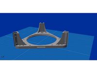 The worlds greatest heated bed mount/corner brace assembly for Kossel by adamghamel